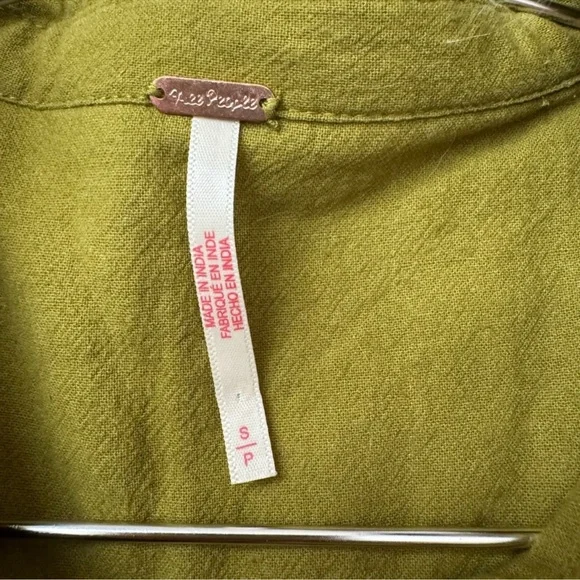 Free People Cherry Mini Dress - Green - Picture 3 of 4